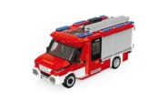 Bluebrixx Pro Ziegler MLF Z-Cab – Klemmbaustein-Set – Artikel-Nr. 107935 – Feuerwehr - Bestehend aus 2616 Bauelementen – Kompatibel mit Klemmbausteinen Anderer Hersteller - 1