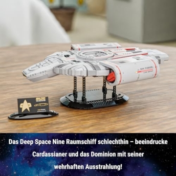 BlueBrixx – Star Trek USS Defiant NX-74205 – aus: Deep Space Nine – großartiges Displaymodell – mit 2865 Klemmbausteinen – 100% kompatibel – ORIGINAL-Lizenz, 104965 - 5