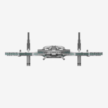 BlueBrixx Stargate Asgardschiff O'Neill Klasse, 1470 Klemmbausteine - 6