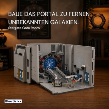 BlueBrixx Stargate Gate Room, 2591 Klemmbausteine, Science Fiction Diorama - 5