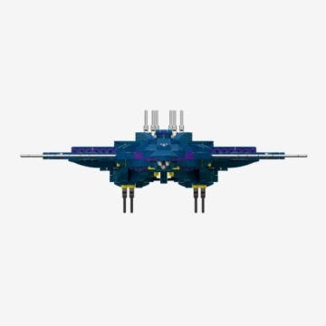 BlueBrixx Stargate Wraith Cruiser, 1037 Klemmbausteine, Displaymodell - 4