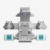 BlueBrixx Stargate X-303 Prometheus, 2301 Klemmbausteine, Raumschiff - 5