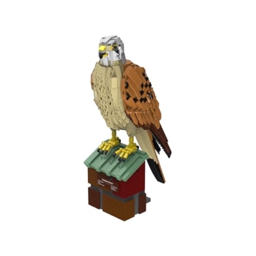BlueBrixx Turmfalke, 774 Klemmbausteine, Vogelmodell mit Standfuß - 1
