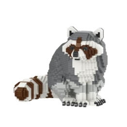 BlueBrixx Waschbär Diamond Blocks, 2113 Bausteine, Displaymodell - 1