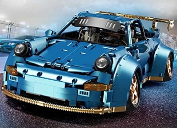 Happy Build YC-23006 Supersportwagen in blau