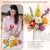 Blumen Bausteine Set für Erwachsene, 1070 Stück Blumenstrauß, künstliche Blume Bauklötze Bausatz Spielzeug für Frauen Mädchen, Home Deko Geschenk für Geburtstag, Muttertag, Valentinstag (keine Vase) - 3