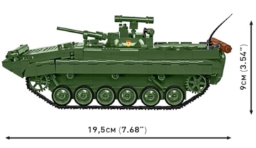 COBI BMP-1 2-in-1 DDR/RUS – Schützenpanzer des Kalten Krieges Maße