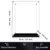 BOOVAX Acryl Vitrine für [Lego Helm] Modell - Kompatibel mit Lego 75277 / 75276 / 75304 / 76165 / 76187 - 20 x 20 x 24 cm (Nur Vitrine) - 3
