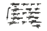 BrickArms Star Wars™ Blaster Vector Waffenset | Enthält 17 Waffen | Kompatibel mit Minifiguren | Hohe Qualität - Made in USA - 1