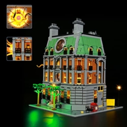 BrickBling Led Licht Set für Lego 76218 Marvel Sanctum Sanctorum Building Set with Doctor Strange, Licht-Kit Lego für Sanctum Sanctorum Kreatives Dekorationslicht (Nur Lichter, Keine Lego-Modelle) - 1