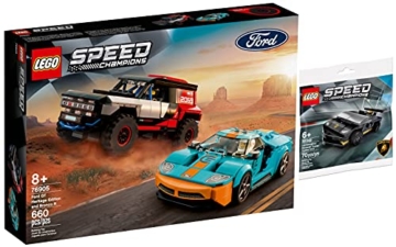 BRICKCOMPLETE Lego 2er Set: 76905 Ford GT Heritage Edition und Bronco R & 30342 Lamborghini Huracan Super Trofeo EVO - 1