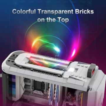BRICKKK Technic Klemmbausteine Set - PC Desktop Computer Modellbausatz für Erwachsene, Kreatives Sammlermodell zum Bauen und Ausstellen für Zuhause oder Büro - 6