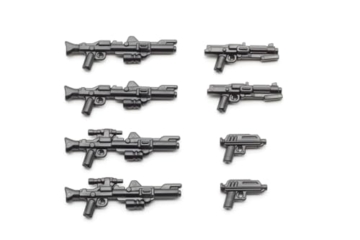BricksStuff BrickArms Clone Trooper Specialist Waffenset – 8-teiliges Waffen-Set für Minifiguren – Blaster der Klonkriegs-Ära, Hochwertige Qualität, Made in USA - 1
