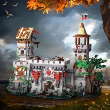 Brihappen Mittelalterlicher Burg 2568-teiliges Klemmbaustein-Set Modell