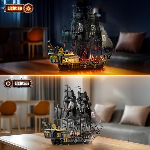 Brihappen Piratenschiff „Pearl“ LED Beleuchtung