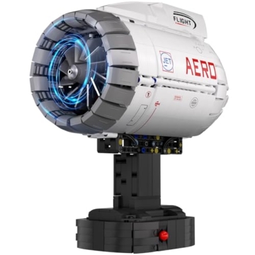 Brihappen Flugzeugmotor aus Klemmbausteinen