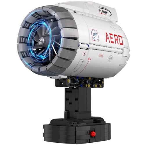 Brihappen Flugzeugmotor aus Klemmbausteinen