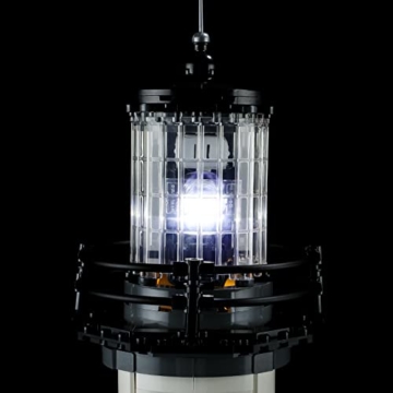 BRIKSMAX 21335 Led Licht für Lego Motorisierter Leuchtturm - Compatible with Lego Ideas Bausteinen Modell - Ohne Lego Set - 4