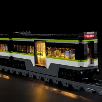 BRIKSMAX 60337 Led Licht für Lego Personen-Schnellzug - Compatible with Lego City Bausteinen Modell - Ohne Lego Set - 7