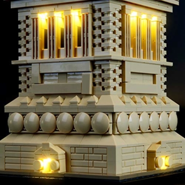 BRIKSMAX Led Beleuchtungsset für Architecture Freiheitsstatue, Kompatibel Mit Lego 21042 Bausteinen Modell - Ohne Lego Set - 5