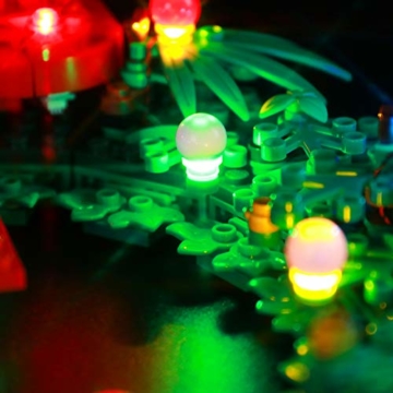 BRIKSMAX LED-Beleuchtungsset für Lego Christmas Wreath 2IN1, LED-Beleuchtungsset-Add-On für Lego Set 40426 (ohne Lego-Modell) - 5