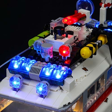 BRIKSMAX Led Beleuchtungsset für LEGO Creator Ghostbusters™ ECTO-1 - Compatible with LEGO 10274 Bausteinen Modell - Ohne LEGO Set - 4