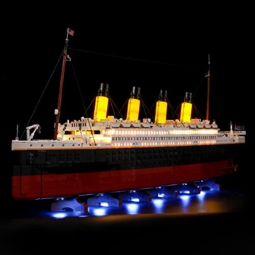 BRIKSMAX Led Beleuchtungsset für Lego Creator Lego Titanic - Compatible with Lego 10294 Bausteinen Modell - Ohne Lego Set - 3