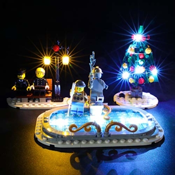 BRIKSMAX Led Beleuchtungsset für Lego Creator Winterliche Feuerwache,Kompatibel Mit Lego 10263 Bausteinen Modell - Ohne Lego Set - 5
