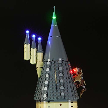 BRIKSMAX Led Beleuchtungsset für LEGO Harry Potter Schloss Hogwarts,Kompatibel Mit LEGO 71043 Bausteinen Modell - Ohne LEGO Set - 3