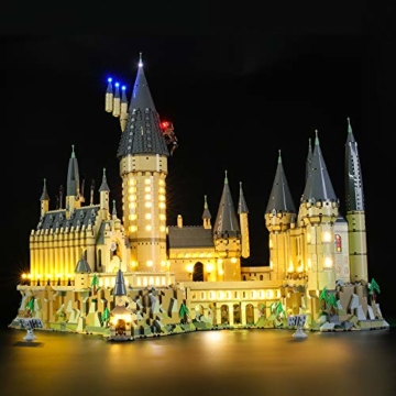 BRIKSMAX Led Beleuchtungsset für LEGO Harry Potter Schloss Hogwarts,Kompatibel Mit LEGO 71043 Bausteinen Modell - Ohne LEGO Set - 1
