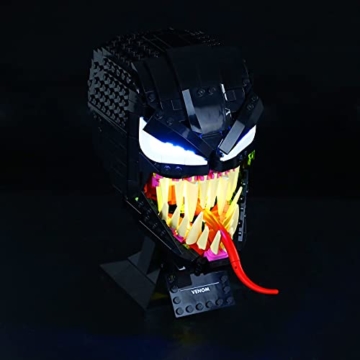 BRIKSMAX Led Beleuchtungsset für Lego Spiderman Venom - Compatible with Lego 76187 Bausteinen Modell - Ohne Lego Set - 2