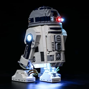 BRIKSMAX Led Beleuchtungsset für Lego Star Wars R2-D2 - Compatible with Lego 75308 Bausteinen Modell - Ohne Lego Set - 3