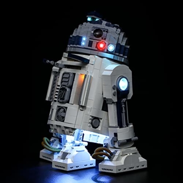BRIKSMAX Led Beleuchtungsset für Lego Star Wars R2-D2 - Compatible with Lego 75308 Bausteinen Modell - Ohne Lego Set - 4