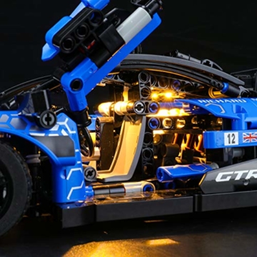 BRIKSMAX Led Beleuchtungsset für Lego Technic McLaren Senna GTR - Compatible with Lego 42123 Bausteinen Modell - Ohne Lego Set - 5