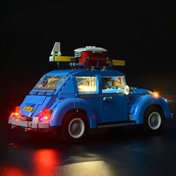 BRIKSMAX Volkswagen Käfer Led Beleuchtungsset - Kompatibel Mit Lego 10252 Bausteinen Modell - Ohne Lego Set - 3