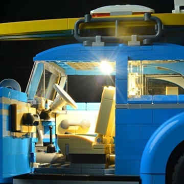 BRIKSMAX Volkswagen Käfer Led Beleuchtungsset - Kompatibel Mit Lego 10252 Bausteinen Modell - Ohne Lego Set - 4