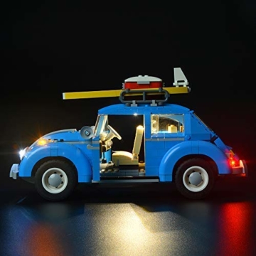 BRIKSMAX Volkswagen Käfer Led Beleuchtungsset - Kompatibel Mit Lego 10252 Bausteinen Modell - Ohne Lego Set - 5