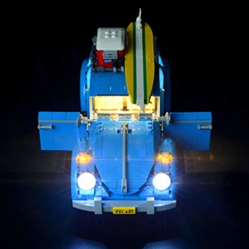 BRIKSMAX Volkswagen Käfer Led Beleuchtungsset - Kompatibel Mit Lego 10252 Bausteinen Modell - Ohne Lego Set - 6