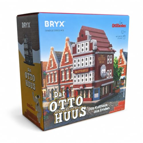 BRYX Dat OTTO HUUS Emden Klemmbaustein-Modell, 370 Teile, Ottifanten-Haus als detailreicher Modellbausatz, Sammlerstück & Geschenk für Otto- und Ostfriesland-Fans, ab 12 Jahren - 1