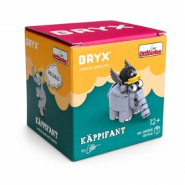 BRYX Käppifant Ottifanten Klemmbaustein-Modell, 129 Teile, Ottifant mit Basecap, detailreiches Sammlerstück, Fanartikel & Geschenk für Otto- und Ottifanten-Fans, ab 12 Jahren - 1