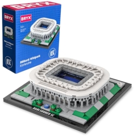 BRYX Karlsruher SC BBBank Wildpark Klemmbausteine Set – Lizenziertes Microscale Stadion Modell, Stadium Series Fußball Bausatz für Jugendliche & Erwachsene ab 14 (451 Teile) - 1