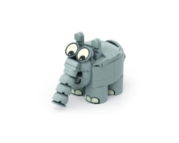 BRYX Ottifant Klemmbaustein-Modell, 113 Teile, Kultfigur von Otto als detailreiches Sammlerstück, Fanartikel & Geschenk für Otto- und Ottifanten-Fans, ab 12 Jahren - 2