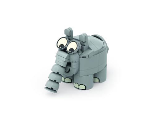 BRYX Ottifant Klemmbaustein-Modell, 113 Teile, Kultfigur von Otto als detailreiches Sammlerstück, Fanartikel & Geschenk für Otto- und Ottifanten-Fans, ab 12 Jahren - 2