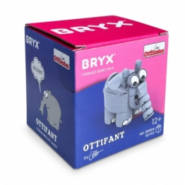BRYX Ottifant Klemmbaustein-Modell, 113 Teile, Kultfigur von Otto als detailreiches Sammlerstück, Fanartikel & Geschenk für Otto- und Ottifanten-Fans, ab 12 Jahren - 1