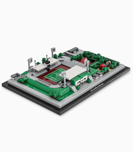 BRYX SC Preußen Münster - Preußen Stadion Klemmbausteine Set – Lizenziertes Microscale Stadion Modell, Stadium Series Fußball Bausatz für Jugendliche & Erwachsene ab 14 (464 Teile) - 2