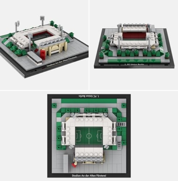 BRYX Stadion An der Alten Försterei -FC Union Berlin Klemmbausteine Set – Lizenziertes Microscale Fußballstadion Modell, Stadium Series Bausatz für Fans ab 12 Jahren (298 Teile) - 5
