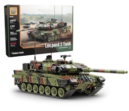 Buildarmy Deutscher Leopard 2a6 Hauptkampfpanzer Brick Modell Baustein 1400pcs