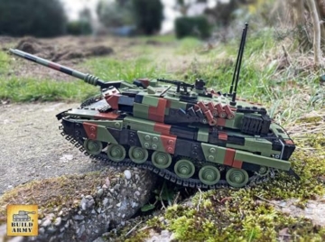 Buildarmy Deutscher Leopard 2a6 Hauptkampfpanzer Brick Modell Baustein 1400pcs