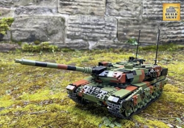 Buildarmy Deutscher Leopard 2a6 Hauptkampfpanzer Brick Modell Baustein 1400pcs