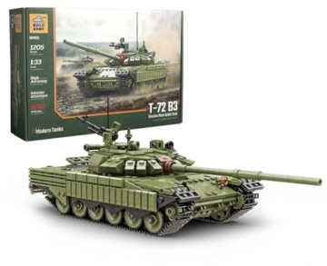 Buildarmy Russian T72 B3 Main Battle Tank Brick Model Building Block 1205pcs - 1